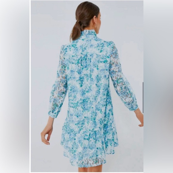 Tuckernuck Water's Edge Hydrangea Organza Palmerston Dress - Picture 3 of 8